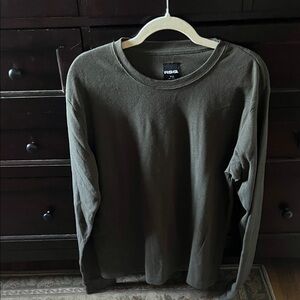 RSQ Olive Long Sleeve Shirt